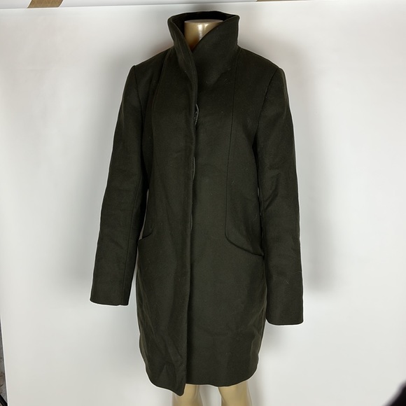 Aritzia Wilfred Cocoon Coat Olive Green Size Médium - Picture 1 of 15
